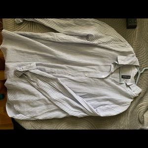 women’s striped button down